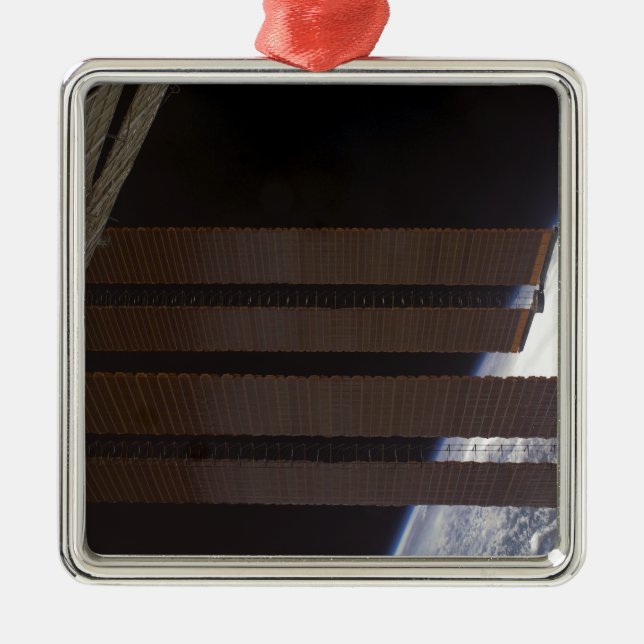 Internationell Space Station solmatarpanel Julgransprydnad Metall (Framsidan)