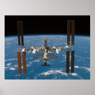 Internationell Space Station (STS-117) Poster