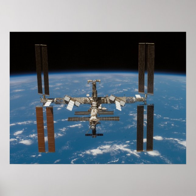 Internationell Space Station (STS-117) Poster (Framsidan)