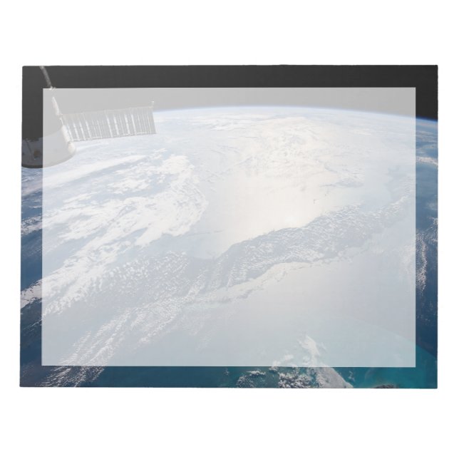 Internationell Station ovanför Atlanten Anteckningsblock (Framsida)