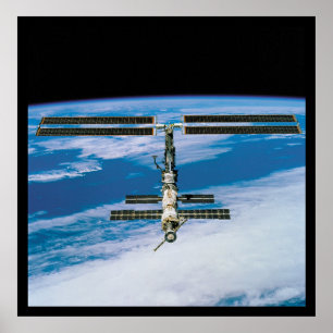 Internationell Station Poster