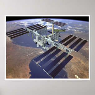 Internationell Station Poster