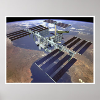 Internationell Station Poster