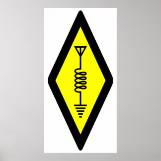 Internationell-symbol för Amateur Radio Poster