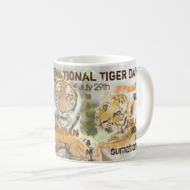 Internationell tigerdagen den 29 juli, Typografi A Kaffemugg (Framsida höger)
