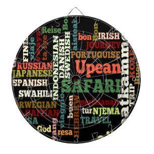 Internationell Travel Blessings Darttavla