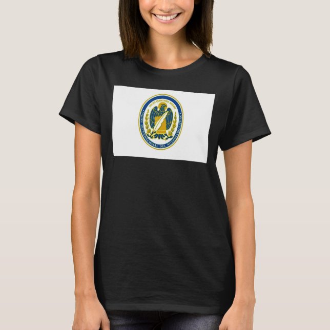 Internationell Union of Notaries Flagga T Shirt (Framsida)