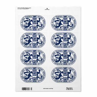 Internationell Union of Painters and Allied Trades Fraktsedel