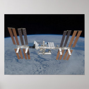 Internationell utrymmestation ISS Poster