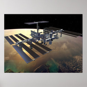 Internationell utrymmestation poster