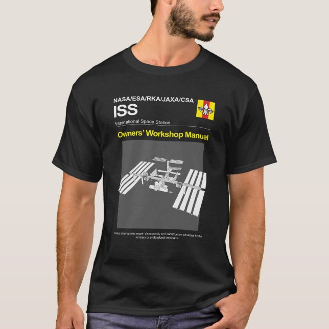 Internationell utrymmestation t-shirt (Framsida)