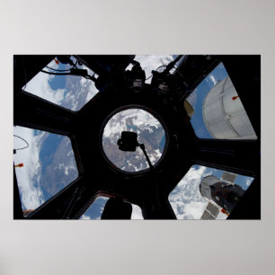 Internationell utrymmestationCupola Poster
