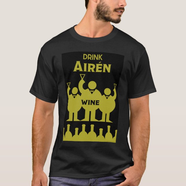 Internationell Vin Days Airen T Shirt (Framsida)