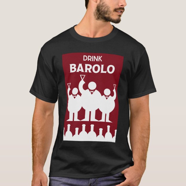 Internationell Vin Days Barolo T Shirt (Framsida)