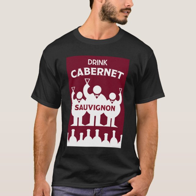 Internationell Vin Days Cabernet Sauvignon T Shirt (Framsida)