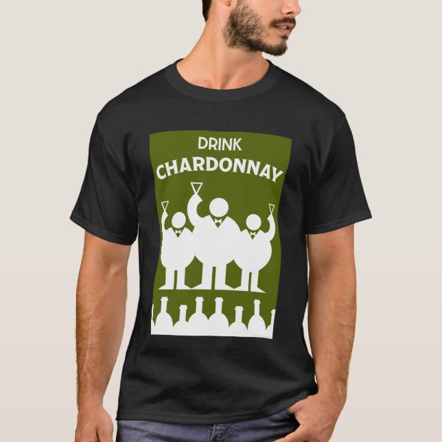 Internationell Vin Days Chardonnay T Shirt (Framsida)