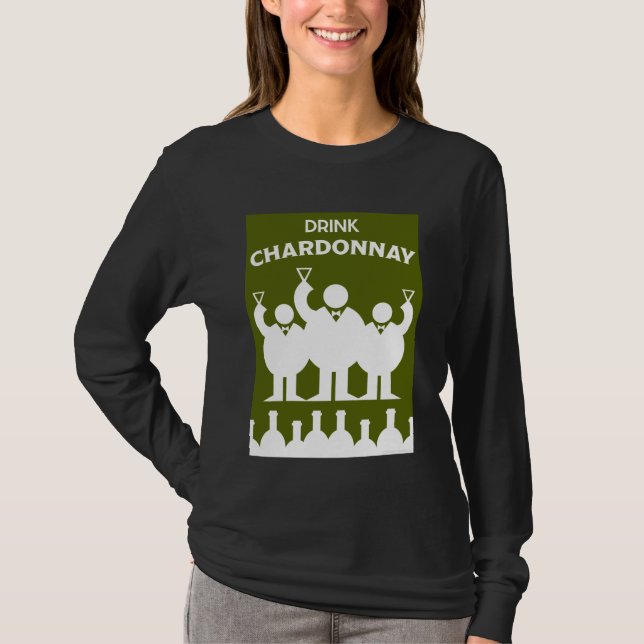 Internationell Vin Days Chardonnay T Shirt (Framsida)