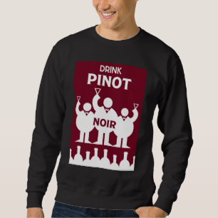 Internationell Vin Days Pinot Noir T-Shirt Lång Ärmad Tröja