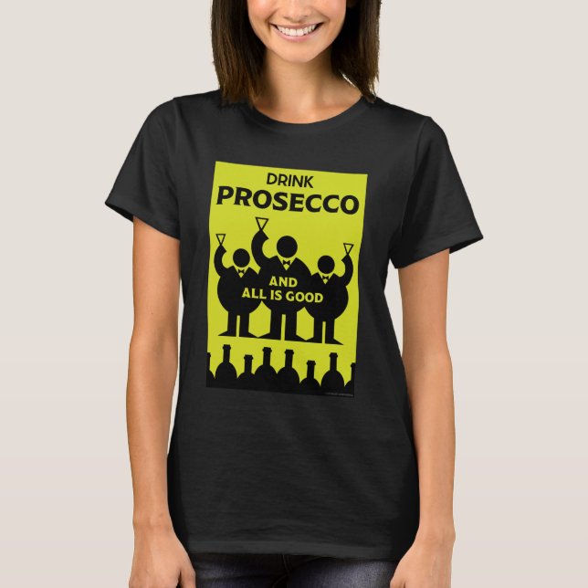Internationell Vin Days Prosecco T Shirt (Framsida)