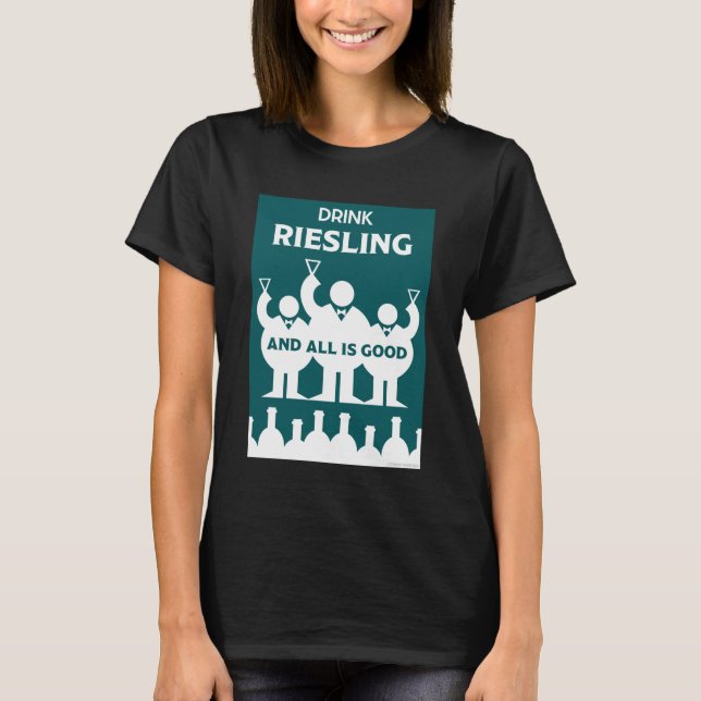 Internationell Vin Days Reisling T-Shirt (Framsida)