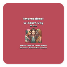 Internationell Widows dag. 23 juni