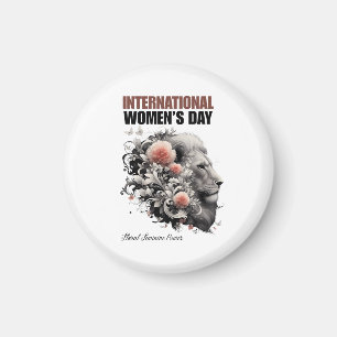 Internationell Wome's Day Magnet