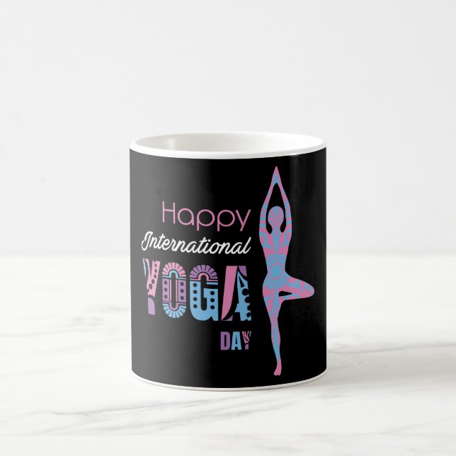 Internationell Yoga Day Kaffemugg (Center)