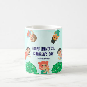 Internationella barndagen Universell barndag Kaffemugg