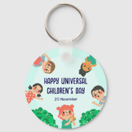 Internationella barndagen | Universell barndag Nyckelring