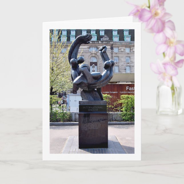 Internationella brigadens minnesmärke vid Jubilee  Kort (Orkide)