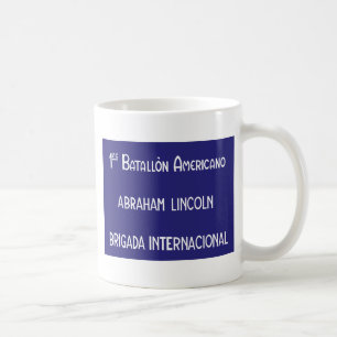 Internationella brigader Abraham Lincoln 1st Kaffemugg