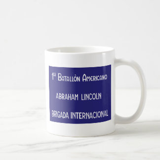 Internationella brigader Abraham Lincoln 1st Kaffemugg