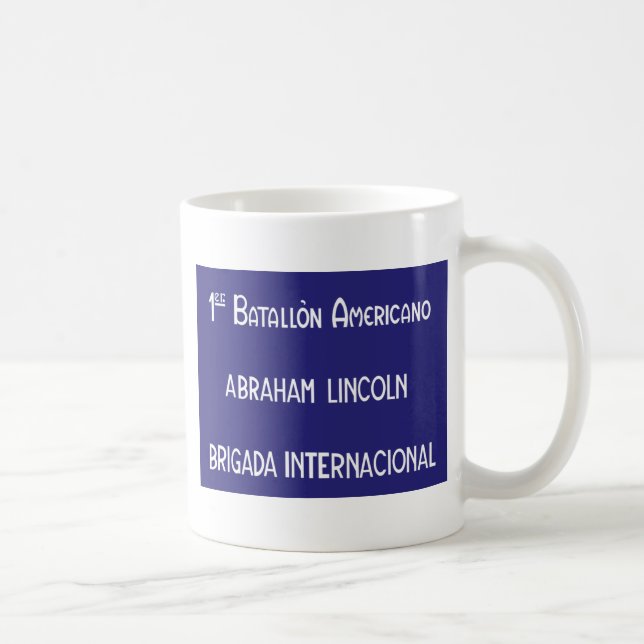Internationella brigader Abraham Lincoln 1st Kaffemugg (Höger)