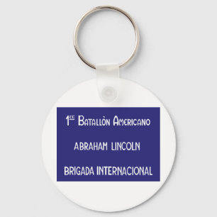 Internationella brigader Abraham Lincoln 1st Nyckelring