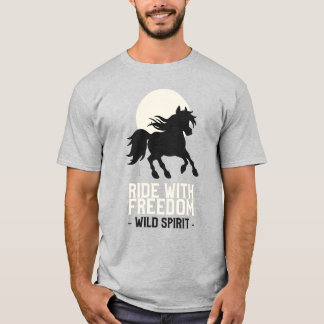 Internationella djurdagen - Ride med Freedom Horse T Shirt