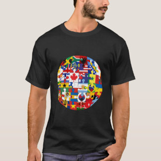 Internationella flaggor Länder flaggor Flaggor frå T Shirt