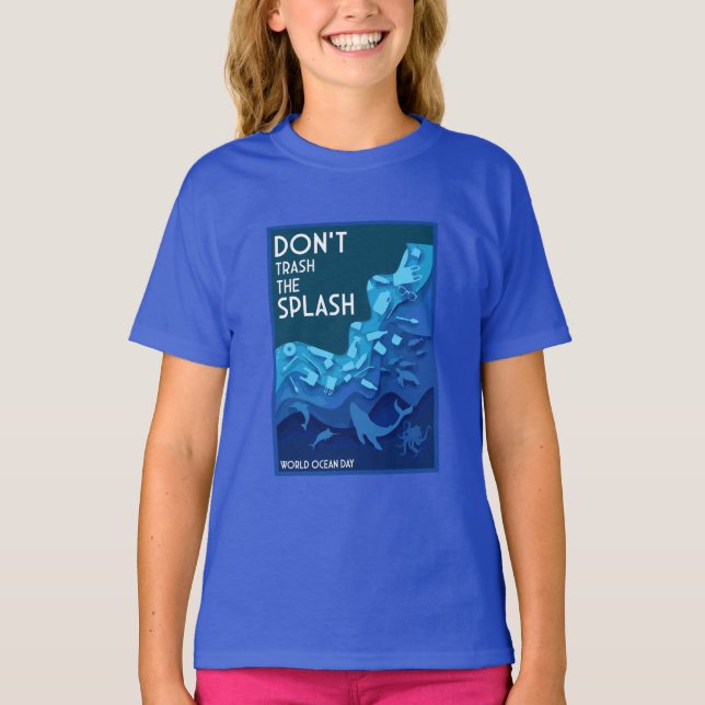 Internationella havsdagen t shirt (Framsida)