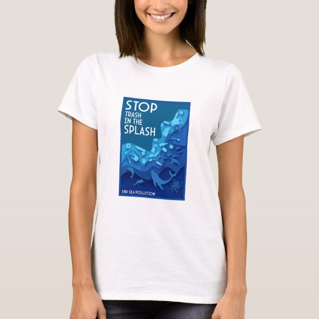 Internationella havsdagen t shirt (Framsida)