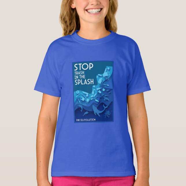 Internationella havsdagen t shirt (Framsida)