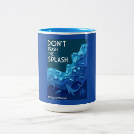 Internationella havsdagen Två-Tonad mugg