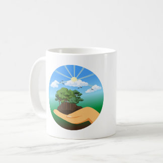 Internationella jordens dag kaffemugg