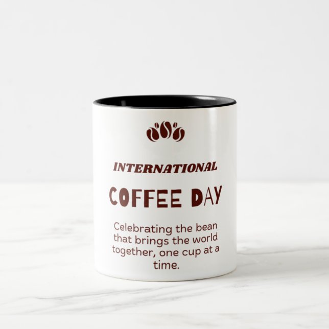 Internationella kaffedagen Mugg - Fira den bästa (Center)