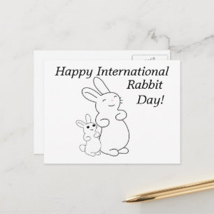 Internationella kanindagen vykort