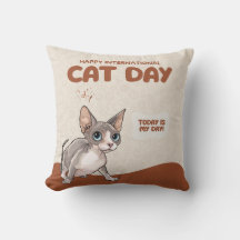 Internationella kattens dag Sphynx firande konst