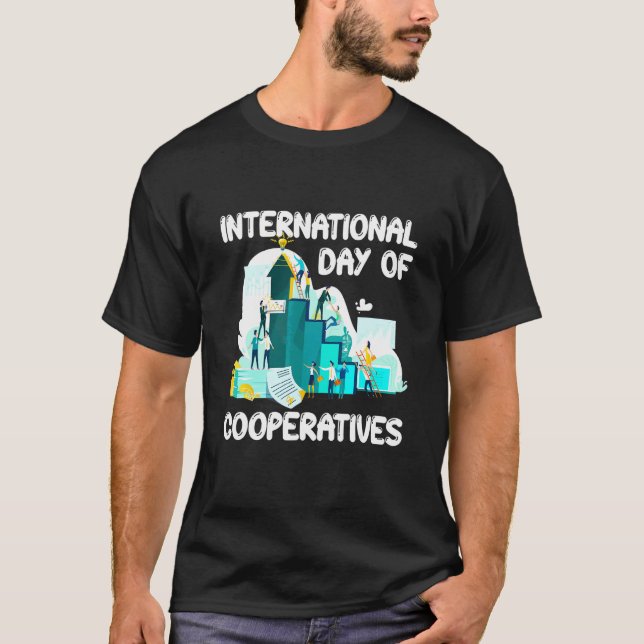 Internationella kooperativa dagen FN T Shirt (Framsida)