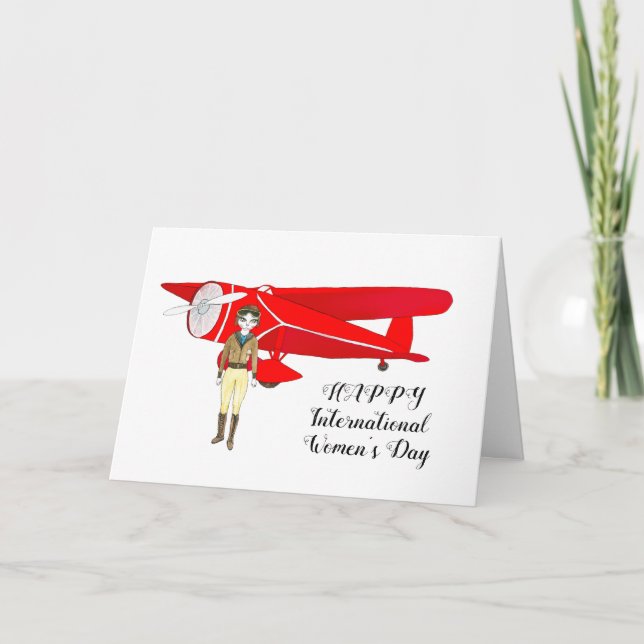 Internationella kvinna dag kort (Framsida)
