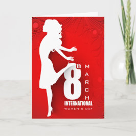 Internationella kvinna dag kort