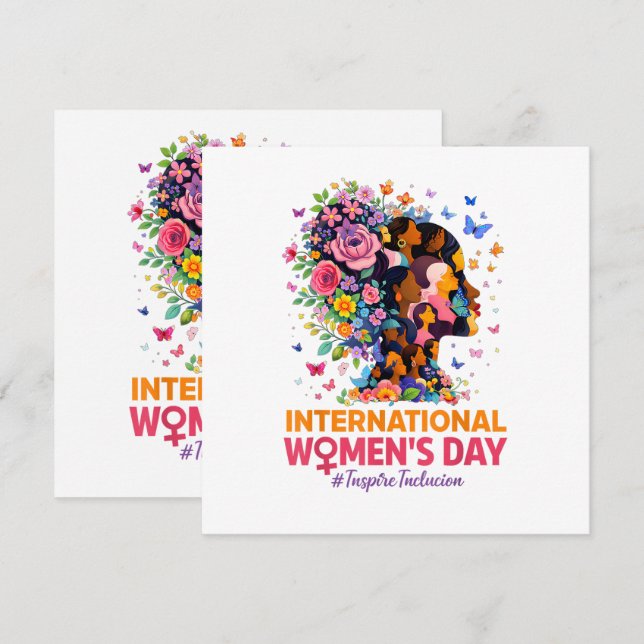 Internationella kvinnodagen (Fram/baksida)