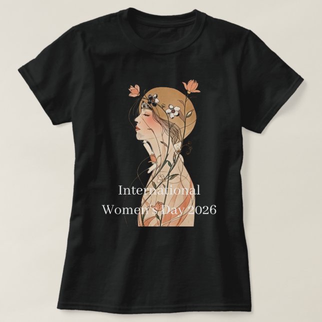 Internationella kvinnodagen 2025 t shirt (Design framsida)