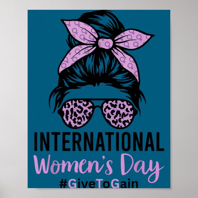 Internationella kvinnodagen 2026 8 mars iwd ge til poster (Framsidan)